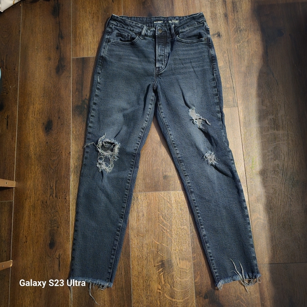 Old Navy High Rise straight.Size 4 - Picture 5 of 6
